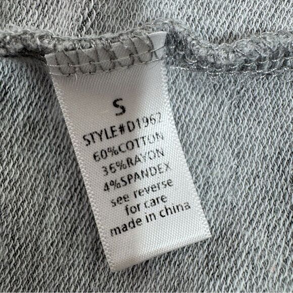 Active USA Sleeveless Hoodie Sheath Dress Grey Small - Picture 10 of 12